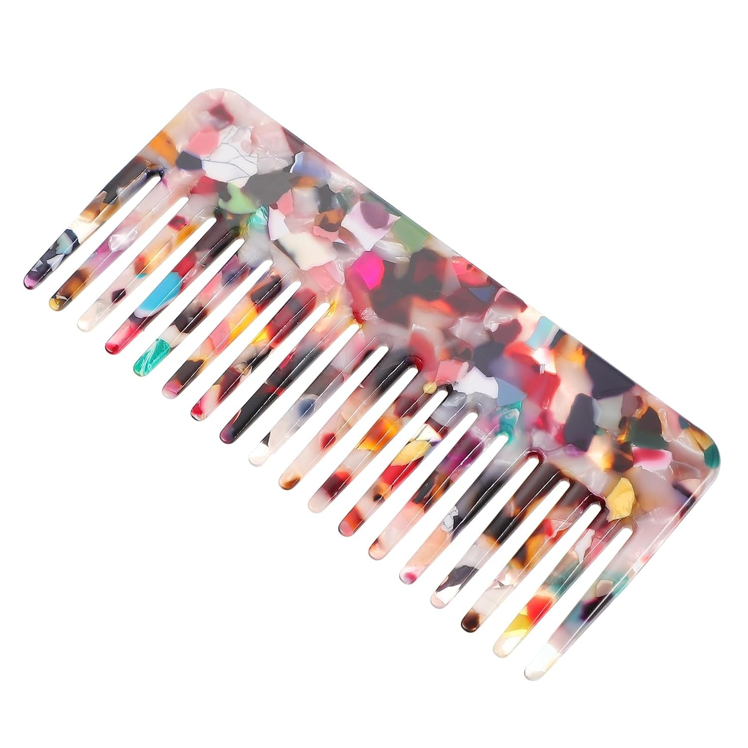 image:imageBeaupretty Wide Tooth Comb Tortoiseshell Hair Comb Simple Vintage Barber Shop s Anti Static Plastic Large Hairdressing Tools For Salon Styling Home ColoursColours