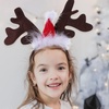 image:image1 Set Reindeer Antlers Headband with Scarf for Dog Christmas Doggie Costume Set