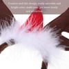 image:image1 Set Reindeer Antlers Headband with Scarf for Dog Christmas Doggie Costume Set