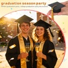 image:image10pcs Mini Graduation Caps Graduation Hat Wine Bottle Covers Cupcake Toppers Hats Decoration for