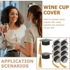 image:image10pcs Mini Graduation Caps Graduation Hat Wine Bottle Covers Cupcake Toppers Hats Decoration for