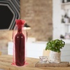 image:image10pcs Sheer Wine Bag Mesh Organza Wine Bottle Cover Dresses Wrap Christmas Bags with Drawstring Dark RedDark Red