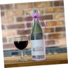 image:image10pcs Sheer Wine Bag Mesh Organza Wine Bottle Cover Dresses Wrap Christmas Bags with Drawstring Dark RedLavender
