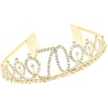 image:image1pc Alloy Crown Rhinestone Crown Birthday Number