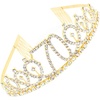 image:image1pc Alloy Crown Rhinestone Crown Birthday Number