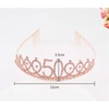 image:image1pc Alloy Crown Rhinestone Crown Birthday Number