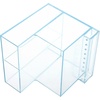 image:image1pc Nail Polishing Machine Holder Translucent Blue Grinding Head Rack for Nail Salon and Diy Use Convenient Organizer for Art Tools Easy Access Storage Base