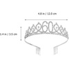 image:image1pc Number Crown Birthday Crown Alloy Rhinestone