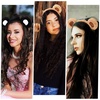 image:image2 Pack Brown Bear EarsBear Ears Headband Cute Headband Cartoon Animal Cosplay Dress up for Halloween Christmas CosplayBrownBlack