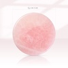 image:image2 Pieces Grafted Eyelash Jade Stones Eyelash Extension Pallet Holder Round Pallet Pad Resin Nail Art Plate Palette Makeup Palette Pink1 Count Pack of 1