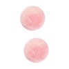 image:image2 Pieces Grafted Eyelash Jade Stones Eyelash Extension Pallet Holder Round Pallet Pad Resin Nail Art Plate Palette Makeup Palette Pink2 pcs