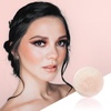 image:image2 Pieces Grafted Eyelash Jade Stones Eyelash Extension Pallet Holder Round Pallet Pad Resin Nail Art Plate Palette Makeup Palette Pink2 pcs