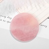 image:image2 Pieces Grafted Eyelash Jade Stones Eyelash Extension Pallet Holder Round Pallet Pad Resin Nail Art Plate Palette Makeup Palette Pink3 pcs