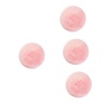 image:image2 Pieces Grafted Eyelash Jade Stones Eyelash Extension Pallet Holder Round Pallet Pad Resin Nail Art Plate Palette Makeup Palette Pink4 pcs