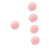image:image2 Pieces Grafted Eyelash Jade Stones Eyelash Extension Pallet Holder Round Pallet Pad Resin Nail Art Plate Palette Makeup Palette Pink5 pcs
