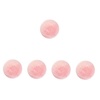image:image2 Pieces Grafted Eyelash Jade Stones Eyelash Extension Pallet Holder Round Pallet Pad Resin Nail Art Plate Palette Makeup Palette Pink5 pcs