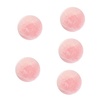 image:image2 Pieces Grafted Eyelash Jade Stones Eyelash Extension Pallet Holder Round Pallet Pad Resin Nail Art Plate Palette Makeup Palette Pink5 pcs