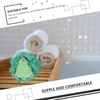 image:image2Pcs Christmas Bath Loofah Santa Claus Xmas Tree Mesh Pouf Shower Sponge Body Scrubber Exfoliator for Bathroom Tools1 Count Pack of 1