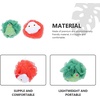 image:image2Pcs Christmas Bath Loofah Santa Claus Xmas Tree Mesh Pouf Shower Sponge Body Scrubber Exfoliator for Bathroom Tools1 Count Pack of 1