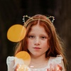 image:image2pcs Christmas Cats Ears Headband with Bells Christmas Jingle Bell Headband Animal Hairband Headwear Party Favors GoldenGolden