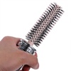 image:image2pcs Round Hair Brush Compact Quiff Comb Retractable Curling Hairbrush Blow Drying Travel Styling Brush for Women