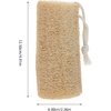 image:image3 Pack Natural Loofah Bath Brush Exfoliating Body Loofah Shower Puff for Deep Cleansing and Skin 92X236 Inches