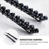 image:image3 sets Rhinestone Hairpins Elegant Bobby Hair Accessories Women Girls Bridal Wedding Party6x07cm 12pcs