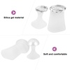 image:image32pcs Nail Polish Toe Stretcher Toe Separators Silicone Nail Art Finger Separators Toe Stretcher Manicure Pedicure Tools For Toes Finger Relaxing Cartoon Toe Separator Holding Finger SeparatorsPearls RHINESTONES 16pcs