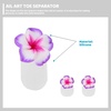 image:image32pcs Nail Polish Toe Stretcher Toe Separators Silicone Nail Art Finger Separators Toe Stretcher Manicure Pedicure Tools For Toes Finger Relaxing Cartoon Toe Separator Holding Finger SeparatorsAs Shown 32pcs