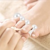 image:image32pcs Nail Polish Toe Stretcher Toe Separators Silicone Nail Art Finger Separators Toe Stretcher Manicure Pedicure Tools For Toes Finger Relaxing Cartoon Toe Separator Holding Finger SeparatorsPearls RHINESTONES 16pcs