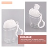 image:image36 Pcs Flip Cap Bottle with Hook Refillable Travel Bottles Multifunction Empty Bottles Empty Hand Bottles Practical Small Bottles Leakproof Travel Bottles Keychain Hand DispenserTransparentx4pcs
