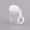 image:image36 Pcs Flip Cap Bottle with Hook Refillable Travel Bottles Multifunction Empty Bottles Empty Hand Bottles Practical Small Bottles Leakproof Travel Bottles Keychain Hand DispenserTransparentx4pcs