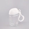 image:image36 Pcs Flip Cap Bottle with Hook Refillable Travel Bottles Multifunction Empty Bottles Empty Hand Bottles Practical Small Bottles Leakproof Travel Bottles Keychain Hand DispenserTransparentx4pcs