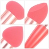 image:image3Pcs Makeup Sponge Beauty Foundation Blending Sponge Makeup Sponge Wedge Foundation Sponges with Handle Cosmetic Professional Beauty Sponge PinkAs Shown