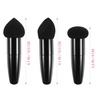 image:image3Pcs Makeup Sponge Beauty Foundation Blending Sponge Makeup Sponge Wedge Foundation Sponges with Handle Cosmetic Professional Beauty Sponge PinkBlack