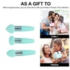 image:image3Pcs Makeup Sponge Beauty Foundation Blending Sponge Makeup Sponge Wedge Foundation Sponges with Handle Cosmetic Professional Beauty Sponge PinkGreen