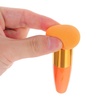 image:image3Pcs Makeup Sponge Beauty Foundation Blending Sponge Makeup Sponge Wedge Foundation Sponges with Handle Cosmetic Professional Beauty Sponge PinkOrange