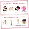 image:image3Pcs Makeup Sponge Beauty Foundation Blending Sponge Makeup Sponge Wedge Foundation Sponges with Handle Cosmetic Professional Beauty Sponge PinkPink