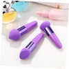 image:image3Pcs Makeup Sponge Beauty Foundation Blending Sponge Makeup Sponge Wedge Foundation Sponges with Handle Cosmetic Professional Beauty Sponge PinkPurple