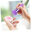 image:image3Pcs Makeup Sponge Beauty Foundation Blending Sponge Makeup Sponge Wedge Foundation Sponges with Handle Cosmetic Professional Beauty Sponge PinkPurple