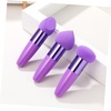 image:image3Pcs Makeup Sponge Beauty Foundation Blending Sponge Makeup Sponge Wedge Foundation Sponges with Handle Cosmetic Professional Beauty Sponge PinkPurple