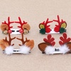 image:image4 Pairs Christmas Hair Clips Antlers Ears Hair Clip Christmas Reindeer Hair Clip Deer Horn Barrettes for Holiday