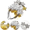 image:image4 Pieces 2024 HAPPPY NEW YEAR Headband New Year Hairbands Star Hair Hoop Headdress Christmas Hairbands New Year Eve Party Supplies