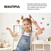 image:image4 Pieces Christmas Headbands Christmas Reindeer Headband Antler Horn Headwear Reindeer Antler Headband for Women Girls Party Holiday
