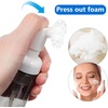 image:image4Pack 2 Oz Foaming Bottle Refillable Travel Size Foam Pump Bottles for Lotion Soap Shampoo Body Wash Transparent Portable Dispenser for Bathroom Kitchen Travel