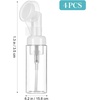 image:image4pcs Foaming Soap Dispenser Small Facial Foaming Bottle Mini Mousse Foaming Soap Pump Container