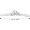image:image4pcs Girl Rhinestone Crown Headbands Princess Tiara Crown Headwrap Headdress Hair Hoop Hair Accessories for Christmas Birthday Party