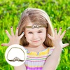 image:image4pcs Girl Rhinestone Crown Headbands Princess Tiara Crown Headwrap Headdress Hair Hoop Hair Accessories for Christmas Birthday Party