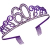 image:image60th Birthday Tiara Number Crown Happy Birthday Party Headwear 60th Birthday Party Supplies