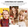 image:image8 Pieces Christmas Hair Clips  Christmas Hat Hairpins Reindeer Hair Clips Snowflake Barrettes for Girls